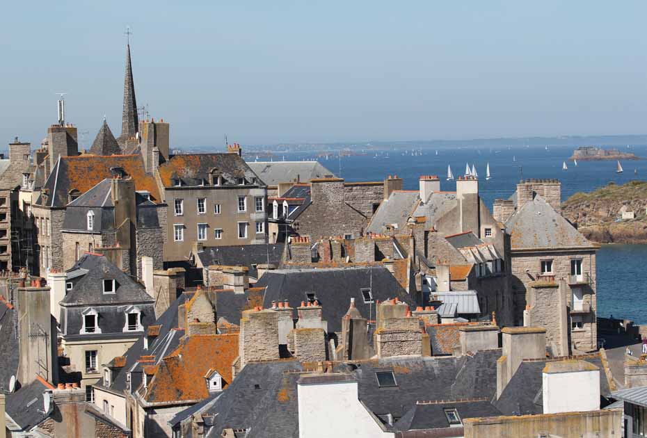 Les toits de Saint-Malo
