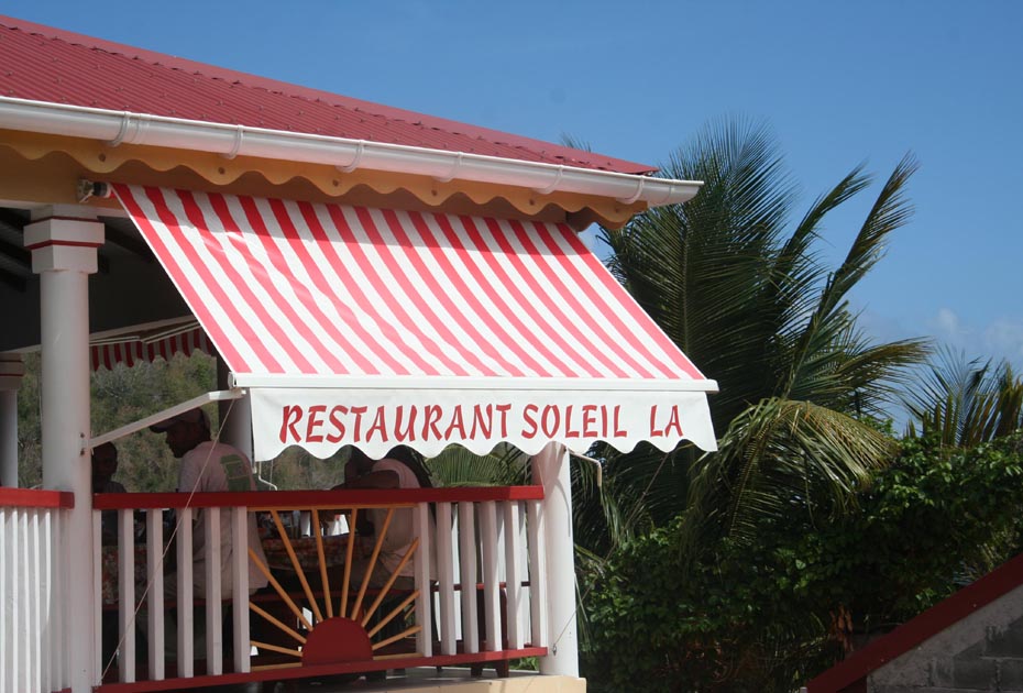 Le restaurant Soleil La à Terre de Bas