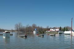 Les inondations sur la rivière Richelieu