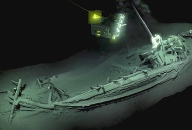 La plus vieille épave intacte au monde découverte en mer Noire